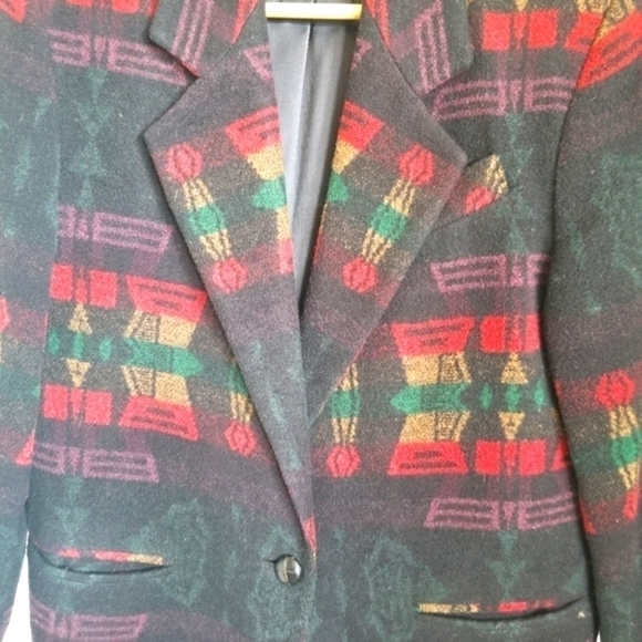 BLAZER Aztec Wool Jacket - Picture 8 of 8